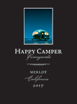 2021 Happy Camper Merlot Label
